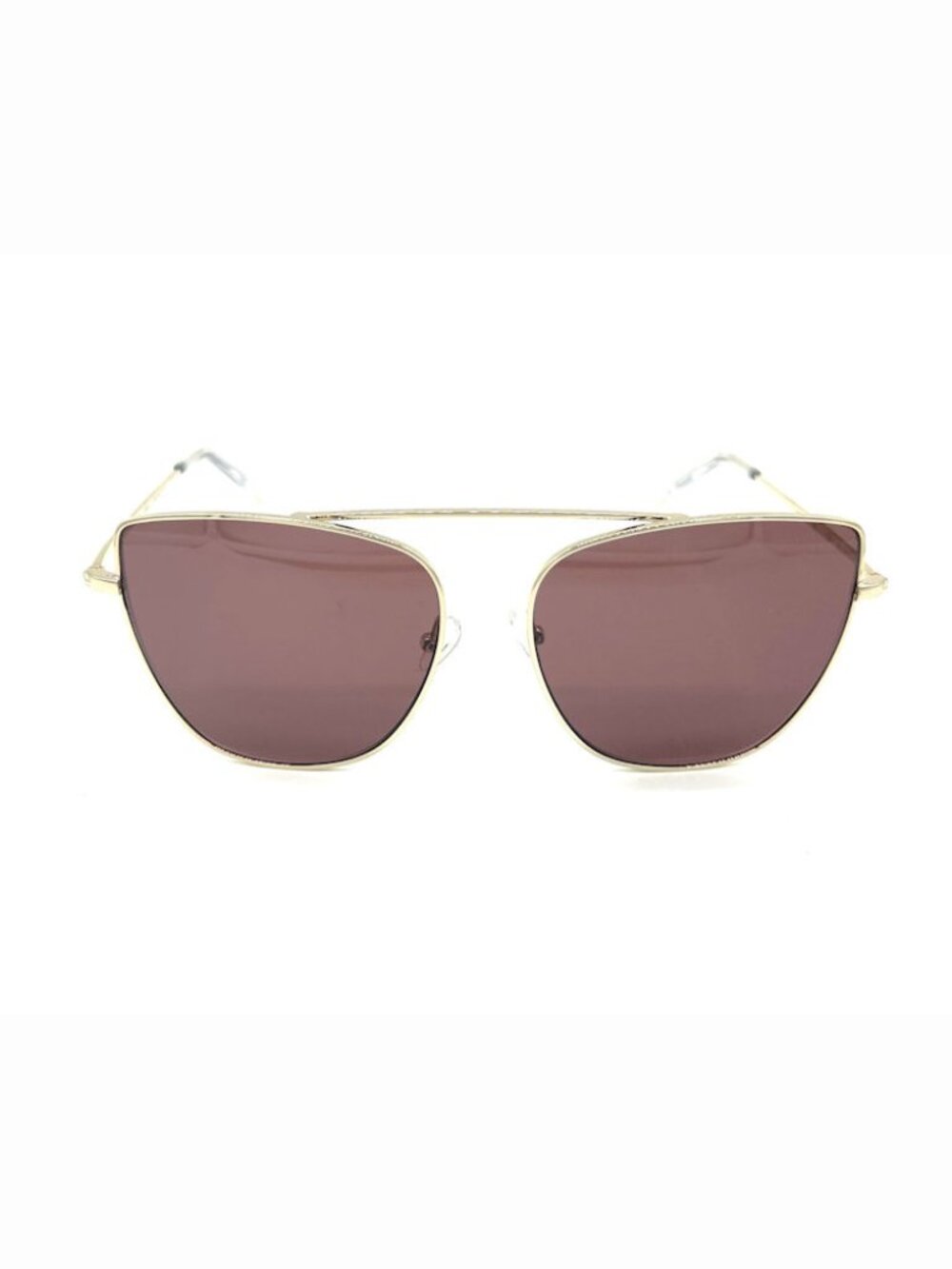 KENDALL + KYLIE Women's KKS4017G VAL 512 Gold Cat Eye/Dark Berry Lens Sunglasses